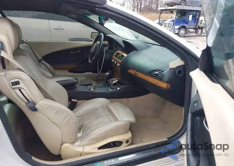 2006 BMW 650I z USA, uszkodzony, nr VIN WBAEK134X6CN79961